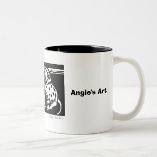 2 Couleurs L'art d'Angie "voyant repère" la tasse