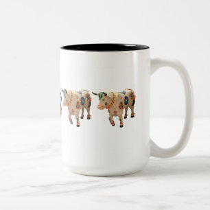 2 Couleurs Le "boeuf complète" la tasse de 15 onces