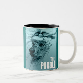 2 Couleurs Le caniche 11oz. Tasse
