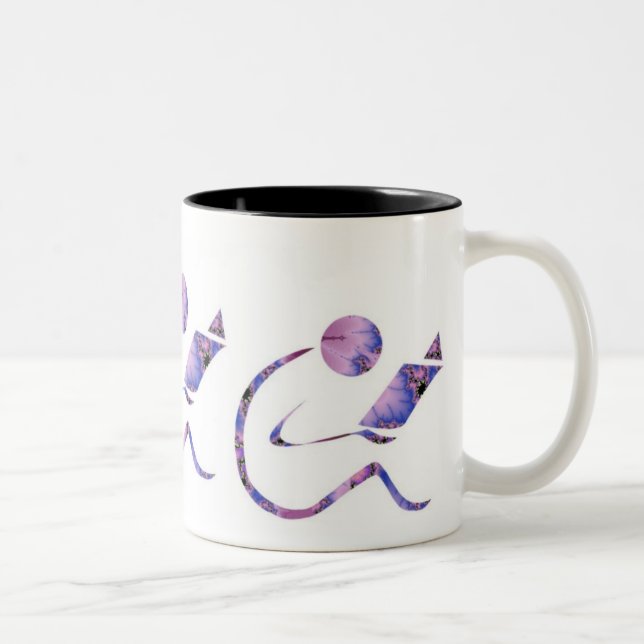 2 Couleurs Le lecteur - tasse de drame (Droit)
