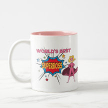 Le meilleur SUPERBOSS du monde - tasse drôle de