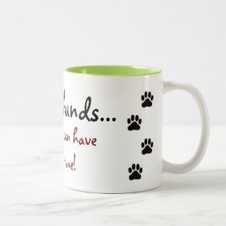 2 Couleurs Le teckel… personne peut avoir juste un ! Tasse de