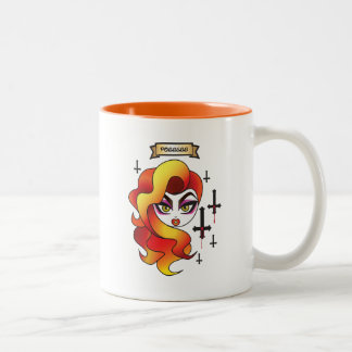 2 Couleurs Le vaudou "possèdent" tasse