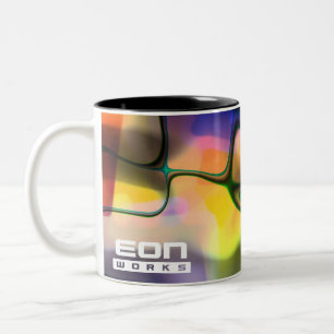 2 Couleurs L'éon coloré fonctionne la tasse