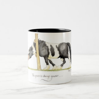 2 Couleurs "L'herbe est toujours plus verte…" Tasse