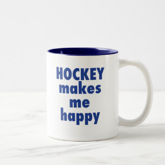 2 Couleurs L'HOCKEY me fait la tasse heureuse