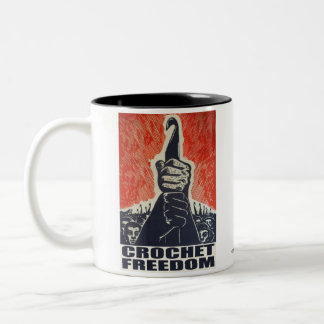 2 Couleurs Liberté de crochet - tasse
