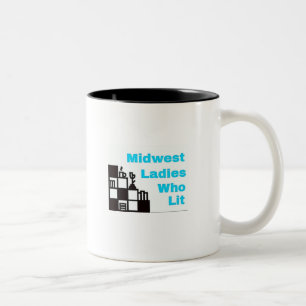 2 Couleurs Livres d'amour du logo I de MWLWL et tasse de caf