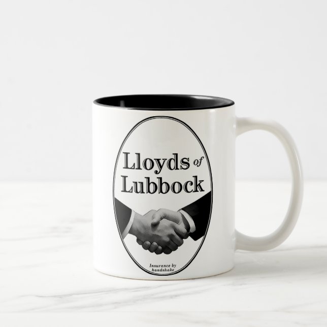 2 Couleurs Lloyds de tasse de Lubbock (Droit)