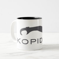 Logo de l'épée Kopidion tasse à café