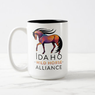 2 Couleurs Logo IWHA tasse avec dire