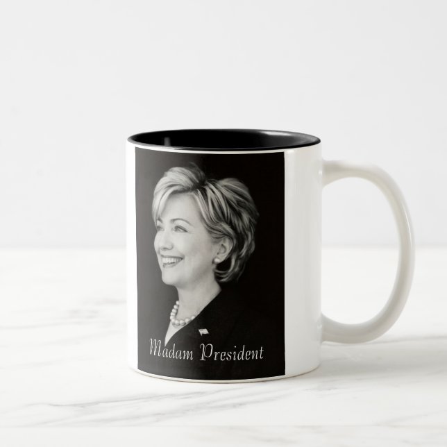 2 Couleurs Madame le Président tasse de Hillary (Droit)