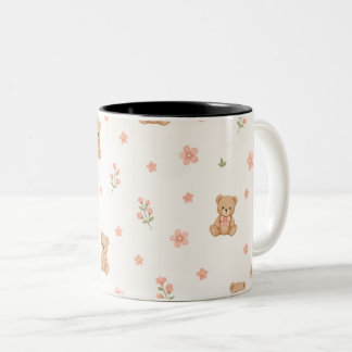 2 Couleurs Magnifique conception de tasse motif ours 