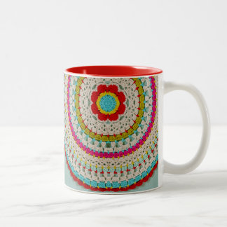 2 Couleurs Mandala floral de mod tasse à deux tons de 11