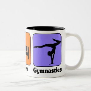 2 Couleurs Mangez la tasse de gymnastique de sommeil