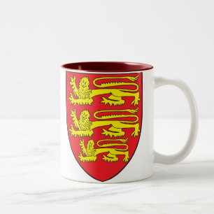 2 Couleurs Manteau de l'Angleterre de tasse de bras