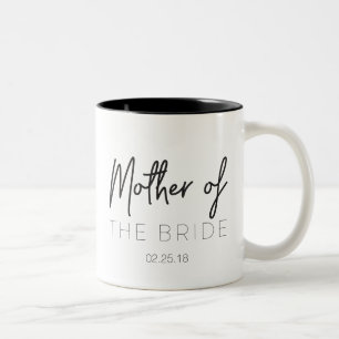 2 Couleurs Mère de la tasse de jeune mariée