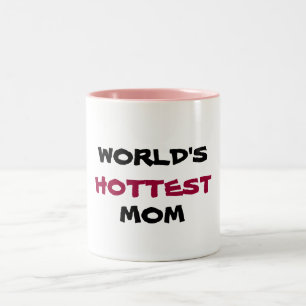 2 Couleurs MONDE, LE PLUS CHAUD, tasse de café de MAMAN