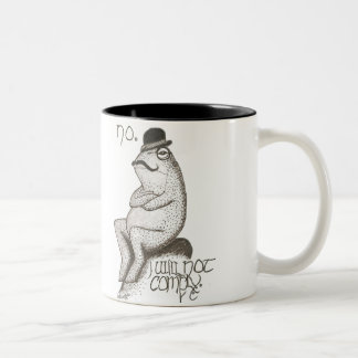 2 Couleurs "Monsieur provoquant" 15 onces. Tasse de café