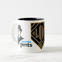 Monsieurs de Geordie - tasse de café de logo de FF