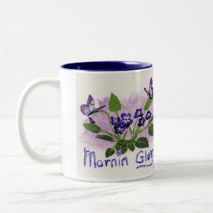 2 Couleurs Mornin' Glory tasse par JML Paint