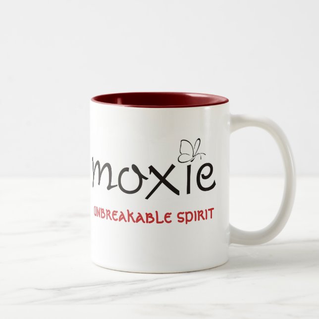 2 Couleurs Moxie - tasse incassable d'esprit (Droit)