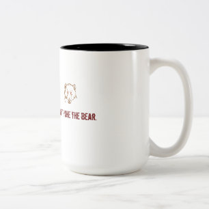 2 Couleurs Ne poussez pas la tasse de café/thé d'ours