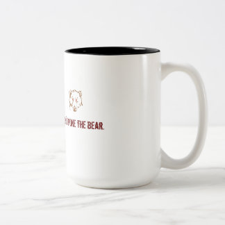 2 Couleurs Ne poussez pas la tasse de café/thé d'ours