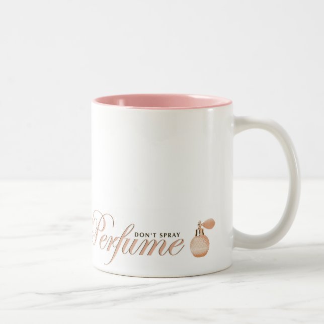 2 Couleurs Ne pulvérisez pas la tasse de parfum (Droit)