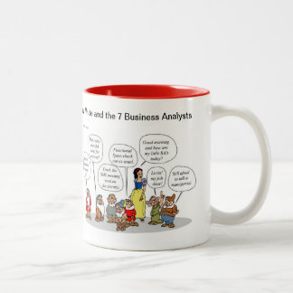2 Couleurs Neige blanche et la tasse de 7 analystes