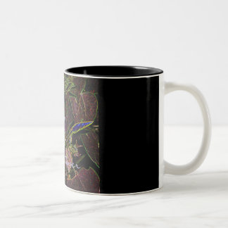 2 Couleurs Noir de tasse de Moonflower