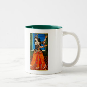 2 Couleurs Norooz Mubarak. Tasse persane de cadeau de