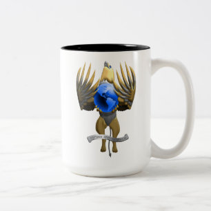 2 Couleurs ~ OrbitalDefense.com de tasse de crête de Gryphen