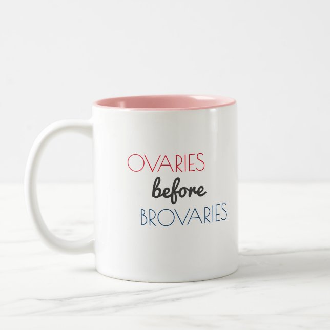 2 Couleurs Ovaires avant tasse de Brovaries (Gauche)