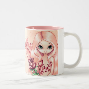 2 Couleurs "Pâlissez" la tasse rose
