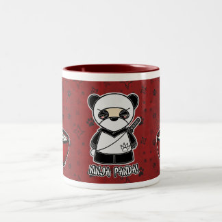 2 Couleurs Panda de Ninja ! Avec la tasse de bol de riz