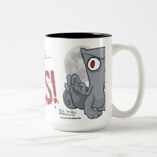 2 Couleurs Pas assez de tasse mousseuse de zombis