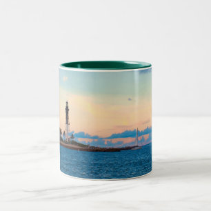 2 Couleurs Phare à la tasse de coucher du soleil