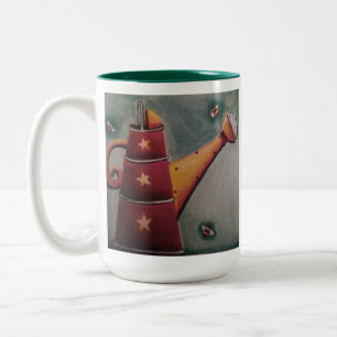 2 Couleurs Pichet d'eau de campagne Tasse en céramique
