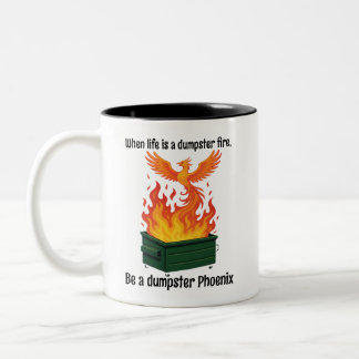 2 Couleurs Poubelle Phoenix tasse
