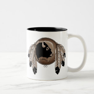 2 Couleurs Première tasse de tasse de café de Metis de