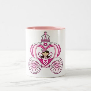 2 Couleurs Princesse dans la tasse royale de chariot