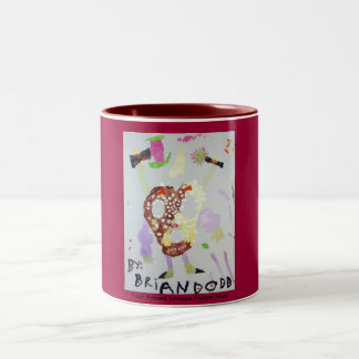 2 Couleurs Quatre ont armé la tasse surdimensionnée d'homme