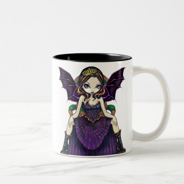 2 Couleurs "Reine tasse de Halloween" (Droit)