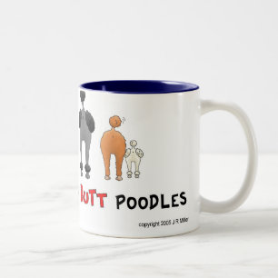 2 Couleurs Rien n'aboutent la tasse de caniches
