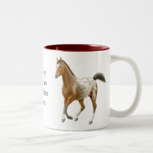 2 Couleurs Rien ne bat une tasse de cheval d'Appaloosa