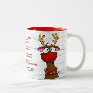 2 Couleurs Rudolph, tasse