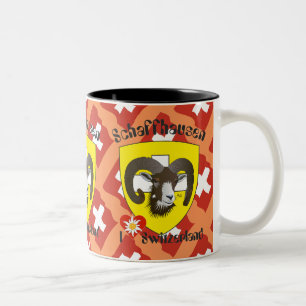 2 Couleurs Schaffhouse - Suisse - Tasse suisse - Svizzera