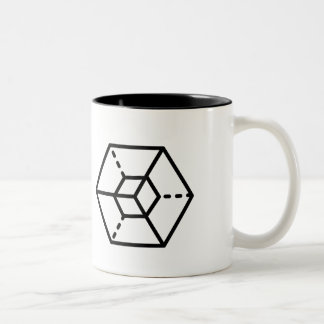 2 Couleurs Sergent (+)/325 ml noirs de tasse à deux tons
