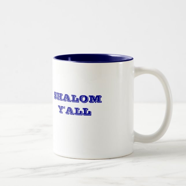 2 COULEURS SHALOM VOUS TASSE JUIVE (Droit)
